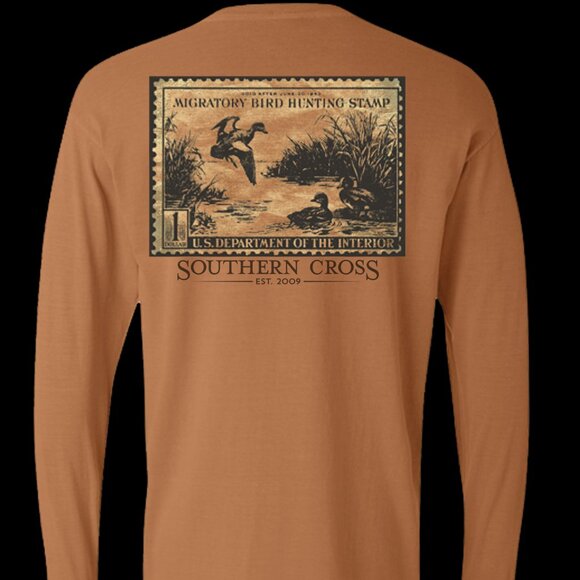 NWT Southern Cross - Duck Stamp 1943 - Long Sleeve T-Shirt - Picture 1 of 1